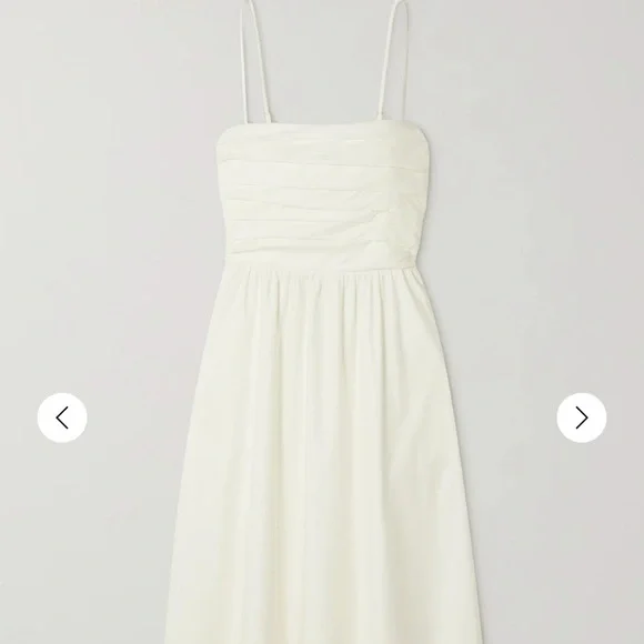 NWOT Reformation Lissa Dress White - Picture 2 of 8